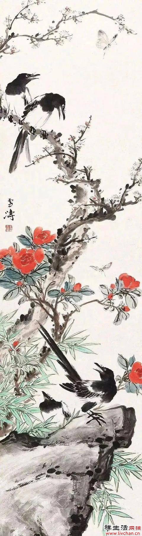 喜上眉梢：看王雪涛笔下的喜鹊梅花