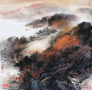李长田山水画：创新泼墨泼彩，当代只此青绿 
