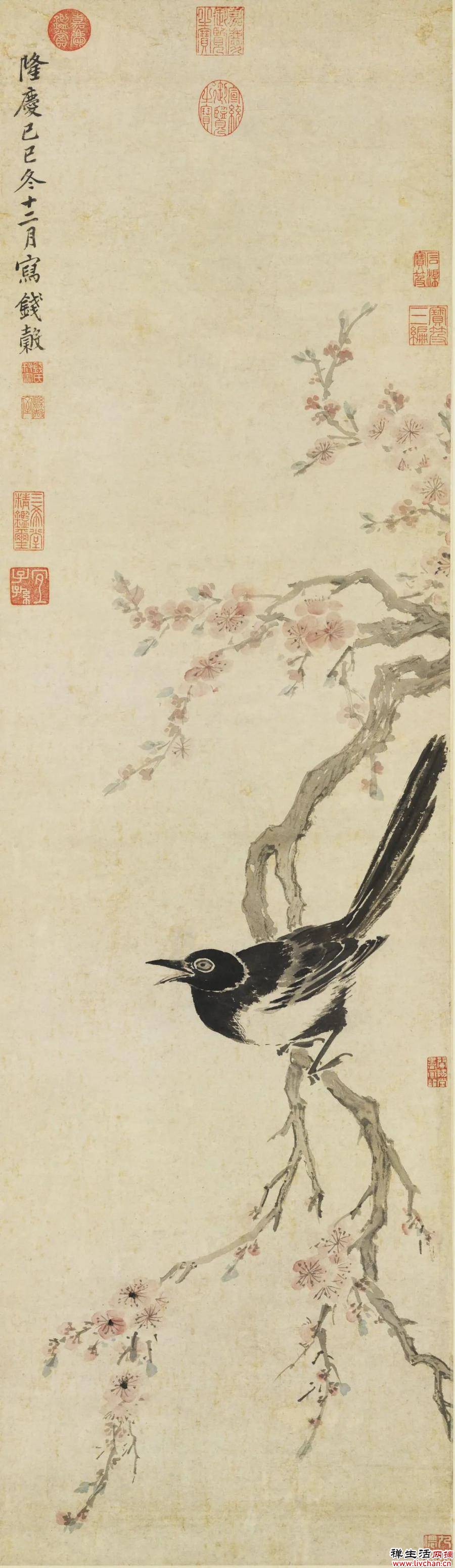 历代名家杏花图，心中万点柔情荡漾