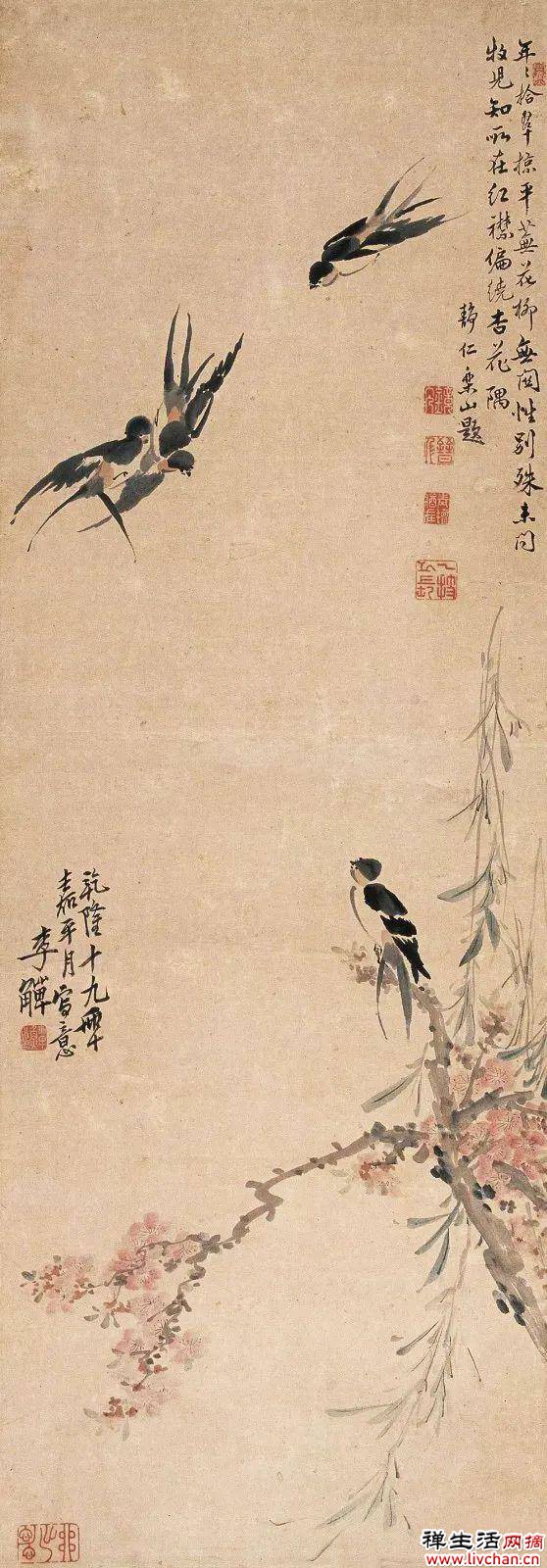 历代名家杏花图，心中万点柔情荡漾