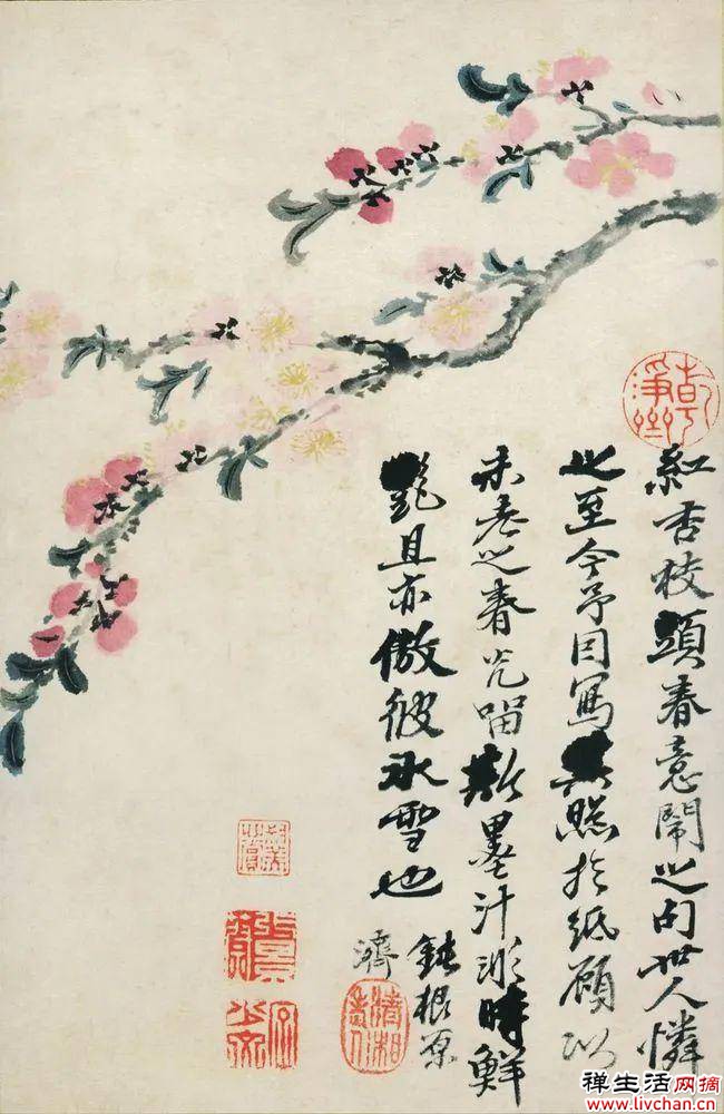 历代名家杏花图，心中万点柔情荡漾