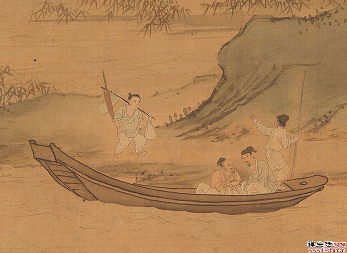 仇英唯一巨幅全景山水，台北故宫新展《秋江待渡》