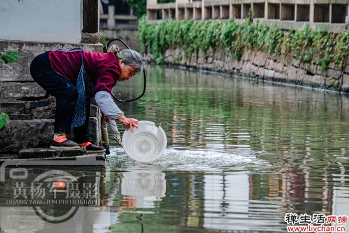中国周庄古镇景色美恍如世外桃源