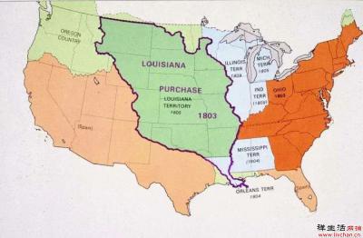 美国领土扩张史：从路易斯安那看谁是敌人？谁是朋友？