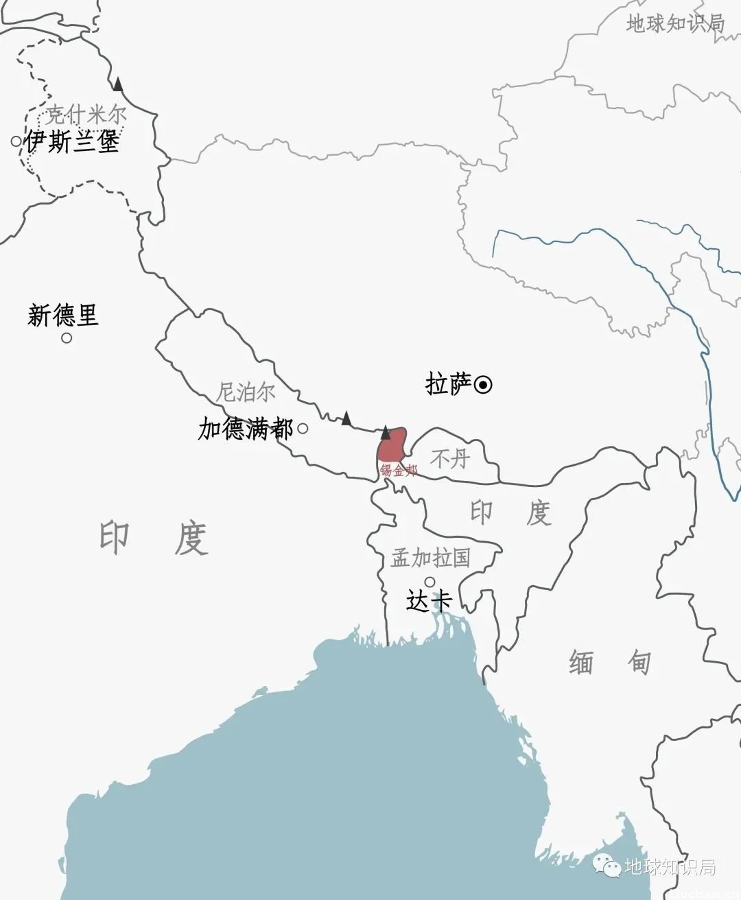 印度，就是这样吞并了这个国家-锡金