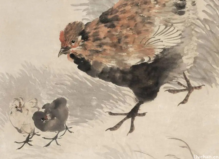 最平凡处见温馨——任伯年画鸡作品欣赏