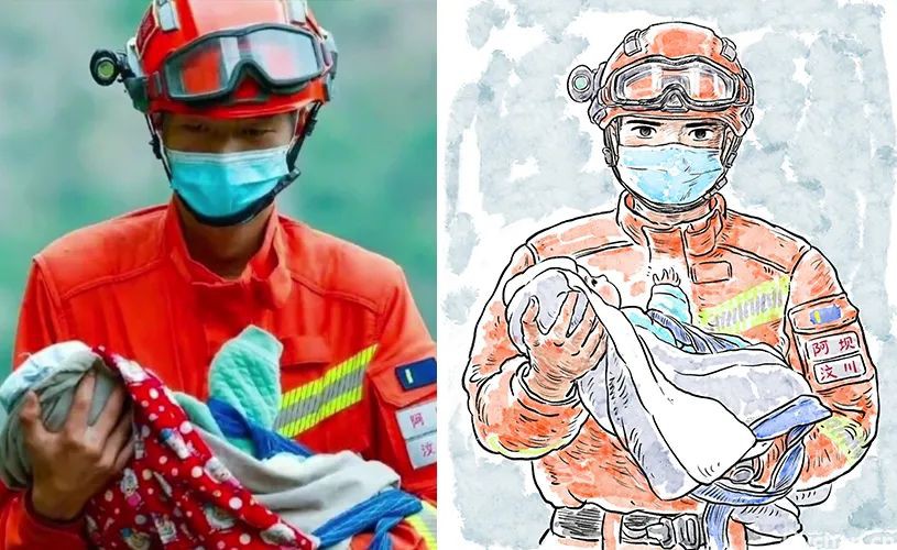 看了他的画，好治愈~