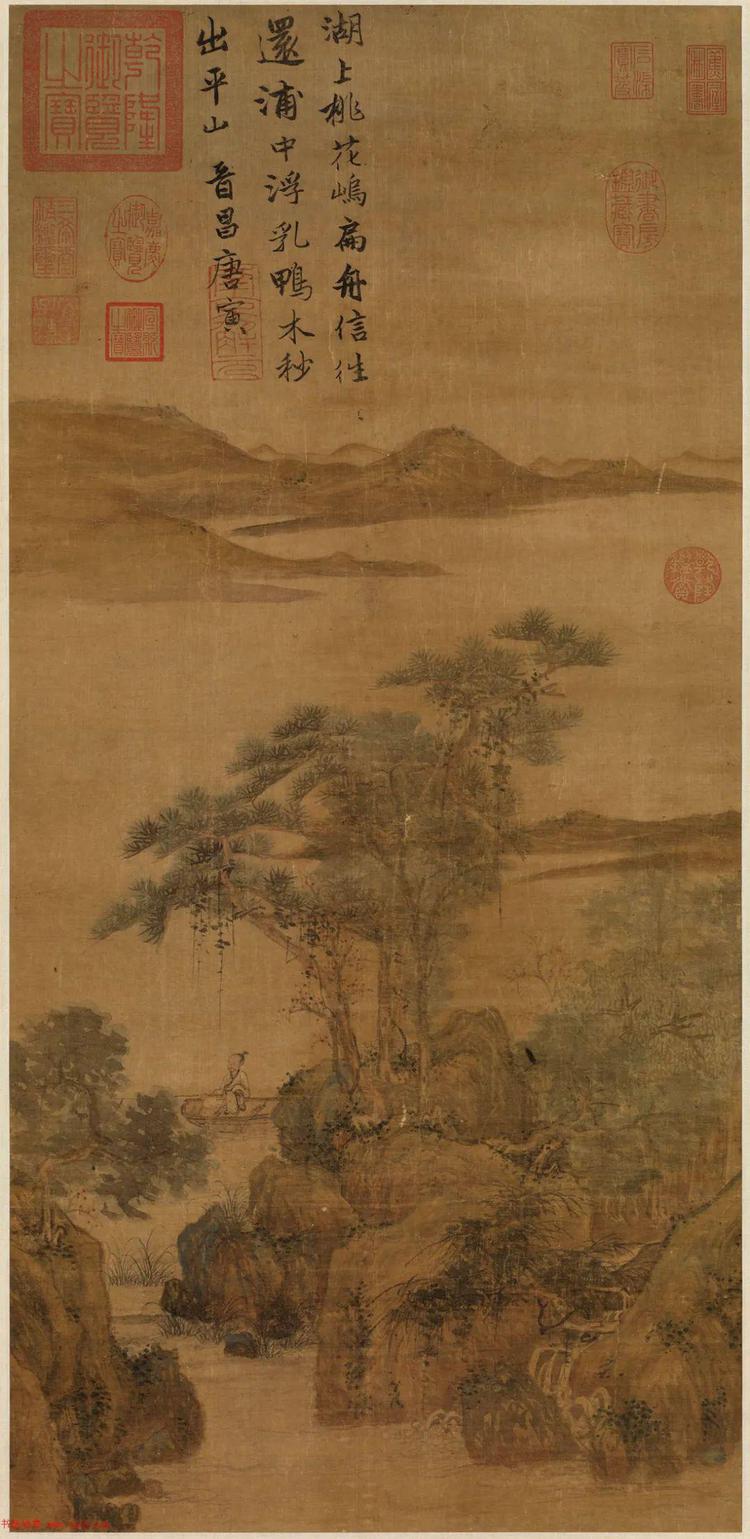 唐伯虎题画小字，放大见功夫！