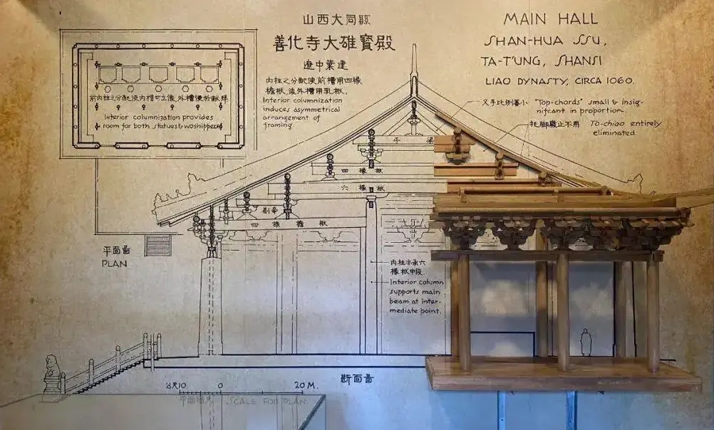 建筑大师梁思成先生手稿欣赏