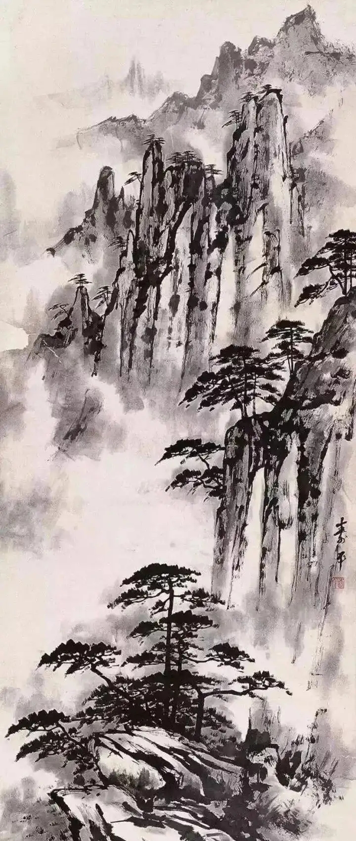笔墨为国画精髓，不求绚丽色彩，浅析国画中的黑白之美