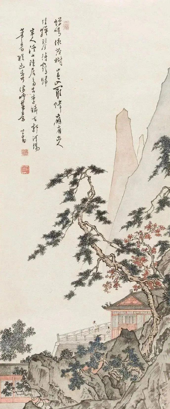 溥儒笔下的秋，涤尽胎火气！