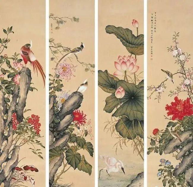 看这30幅工笔花鸟，才知道 “宫廷画家”屈兆麟有多厉害！