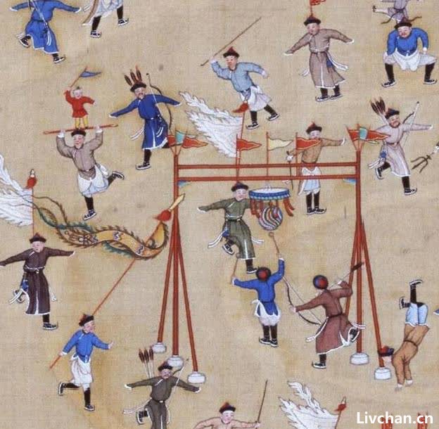 清朝皇城里的冬奥会是怎样的？乾隆是狂热爱好者，坐冰床看冰嬉