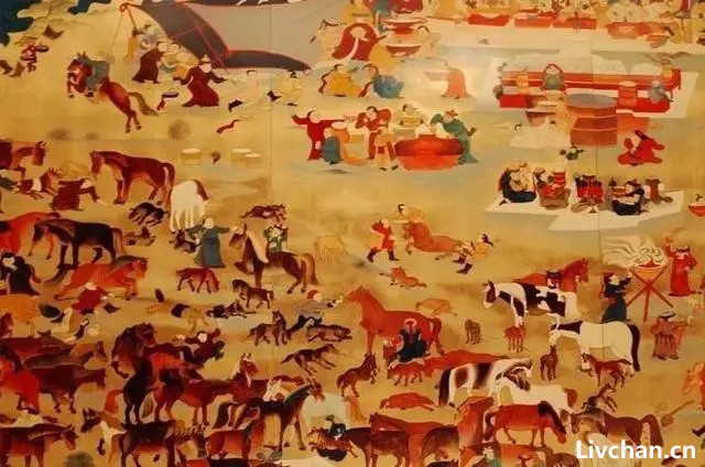 从现在地图上看蒙古和西藏风牛马不相及，但其实二者渊源很深