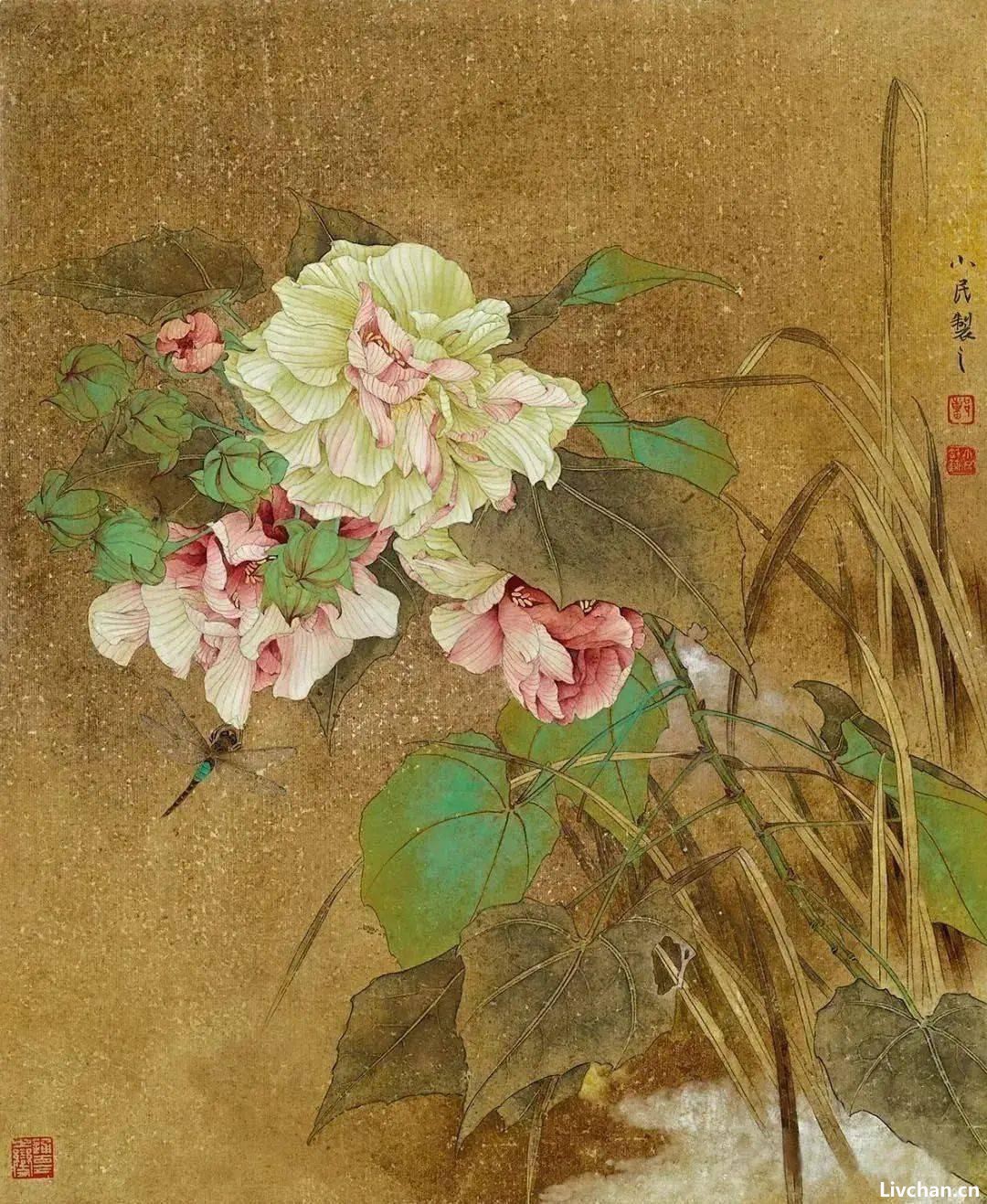 曹小民工笔花鸟作品44幅