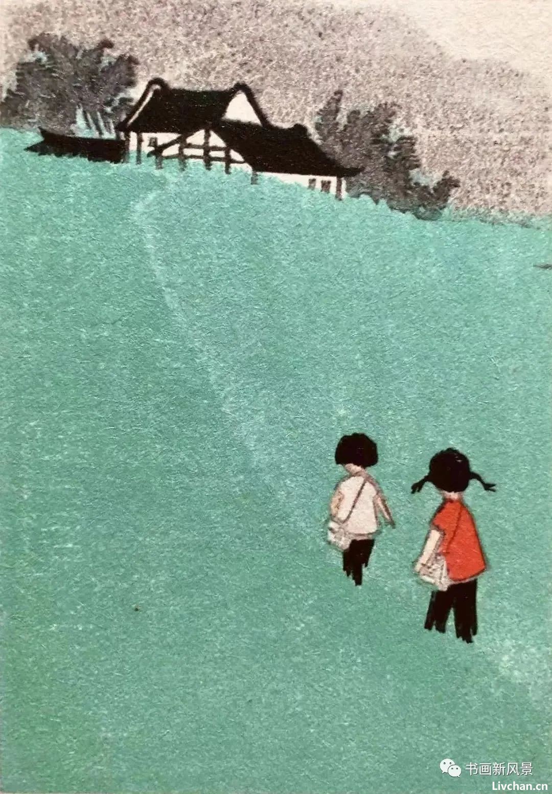 一组很美的版画作品