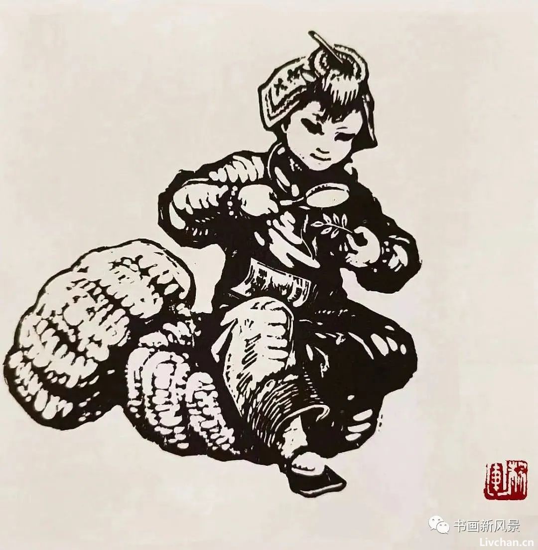 一组很美的版画作品