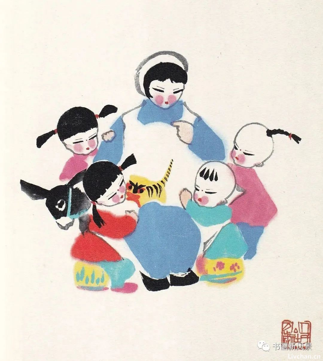 一组很美的版画作品
