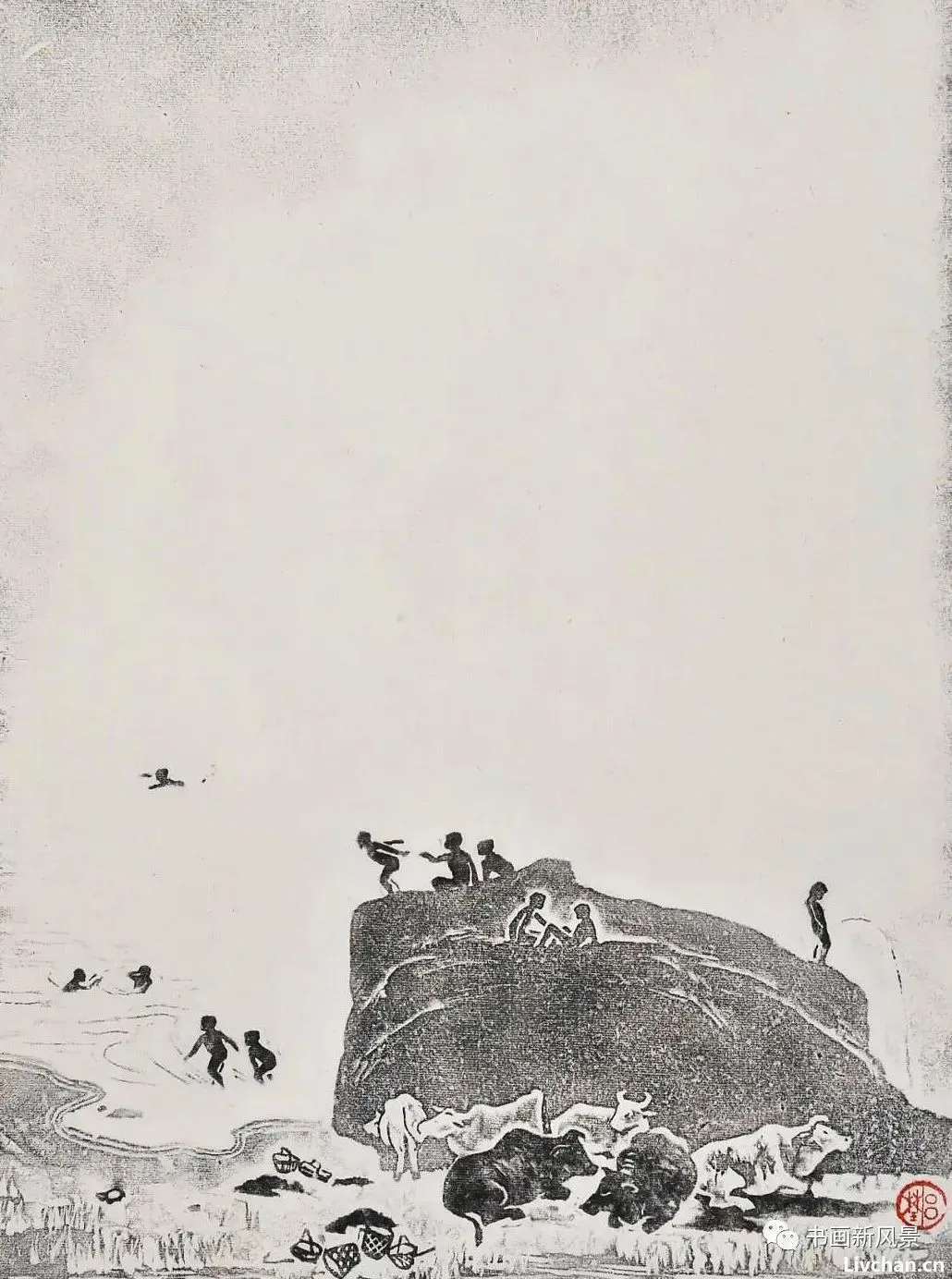 一组很美的小画——有部分是版画作品