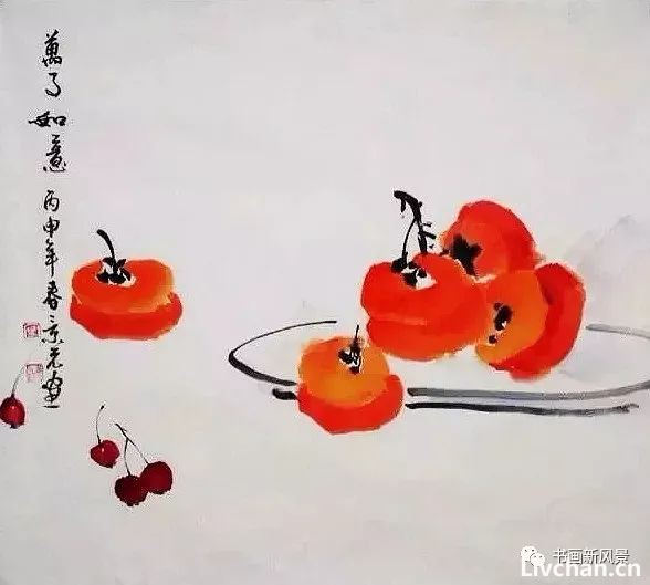 今日霜降，送您36幅柿柿如意图！