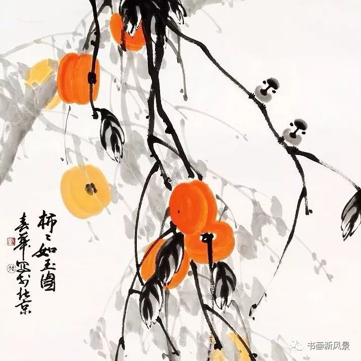 今日霜降，送您36幅柿柿如意图！