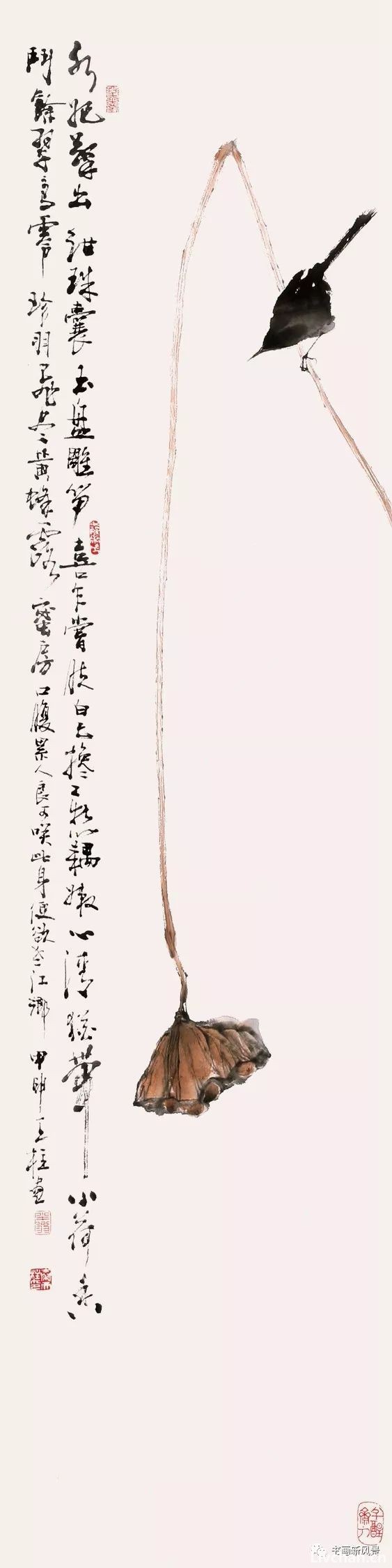 寥寥几笔，给你一个禅意的清秋！