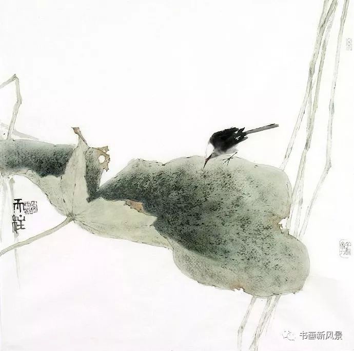 寥寥几笔，给你一个禅意的清秋！