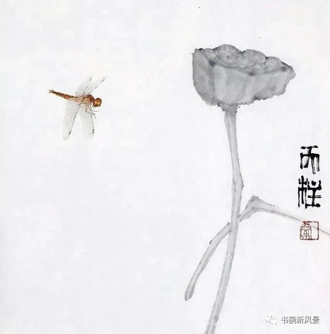 寥寥几笔，给你一个禅意的清秋！