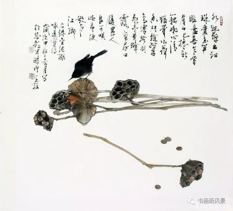 寥寥几笔，给你一个禅意的清秋！