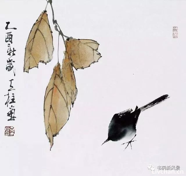 寥寥几笔，给你一个禅意的清秋！