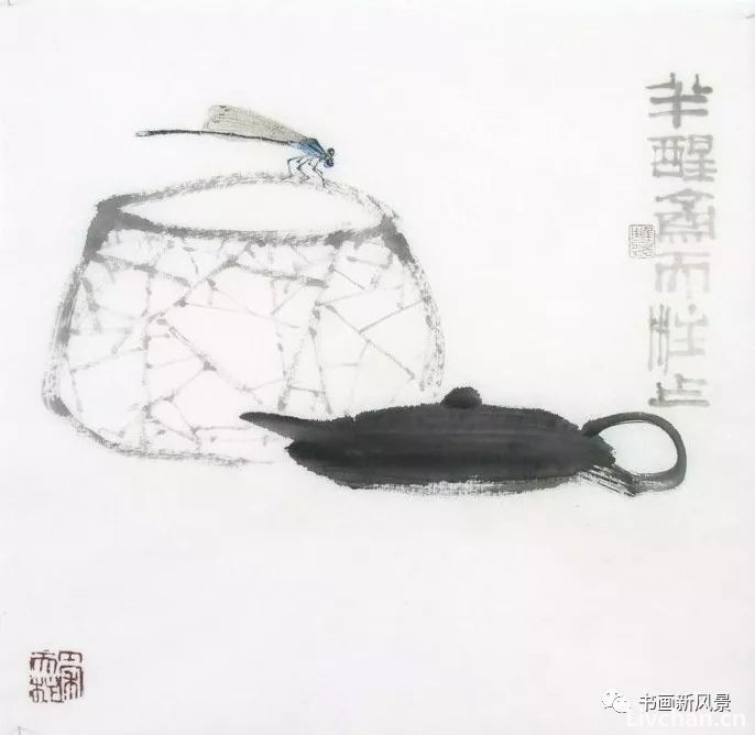 寥寥几笔，给你一个禅意的清秋！