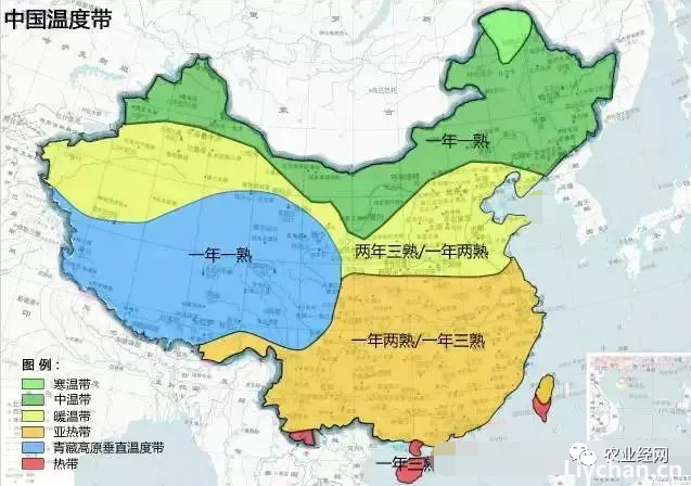 搞农业必看的（最新版）中国农业地图