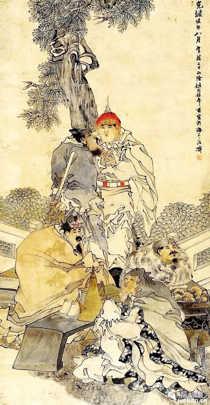 国画中的五路财神！