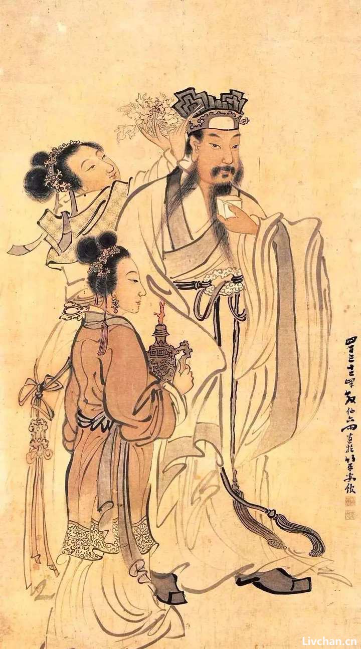 晚潮｜男子簪花