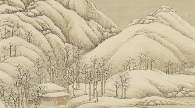 十二月令图——清宫画，现藏在台北故宫博物院