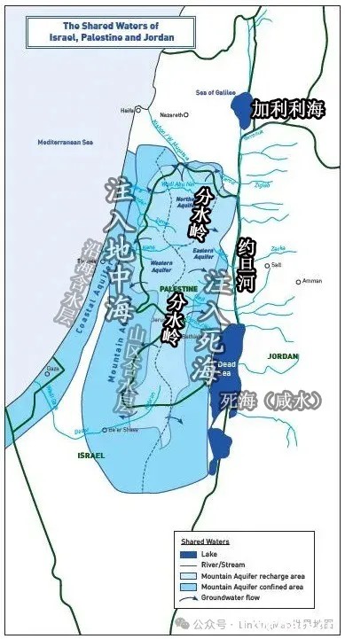 以色列军事、核、交通、水网与高科技产业等地图