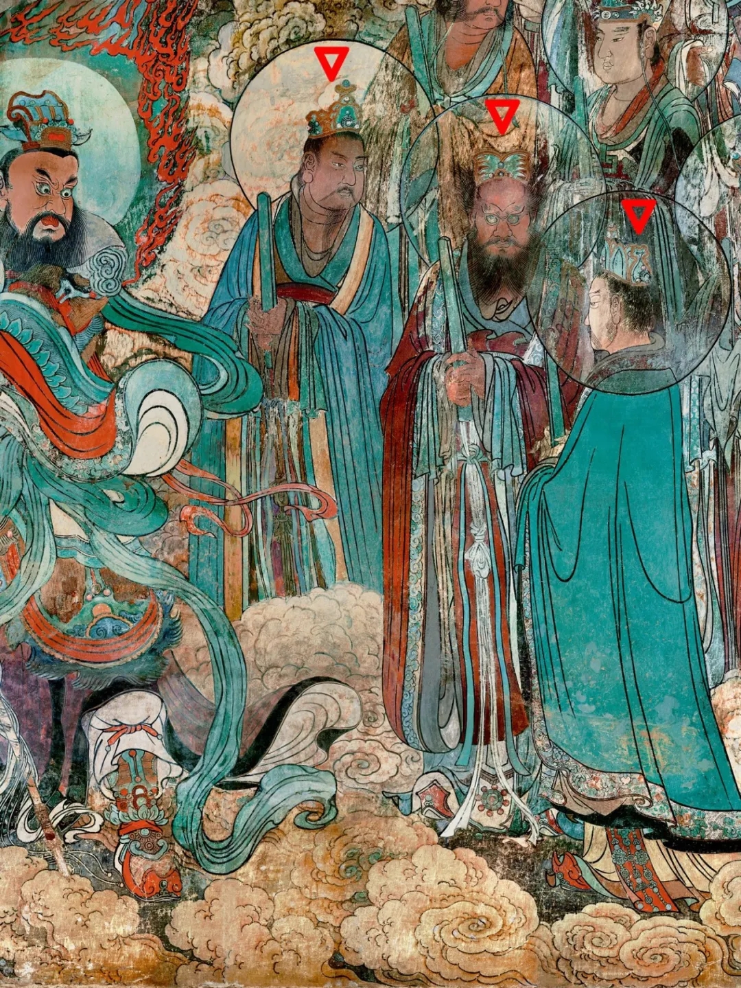 【高清图解】永乐宫《朝元图》壁画观赏指南 