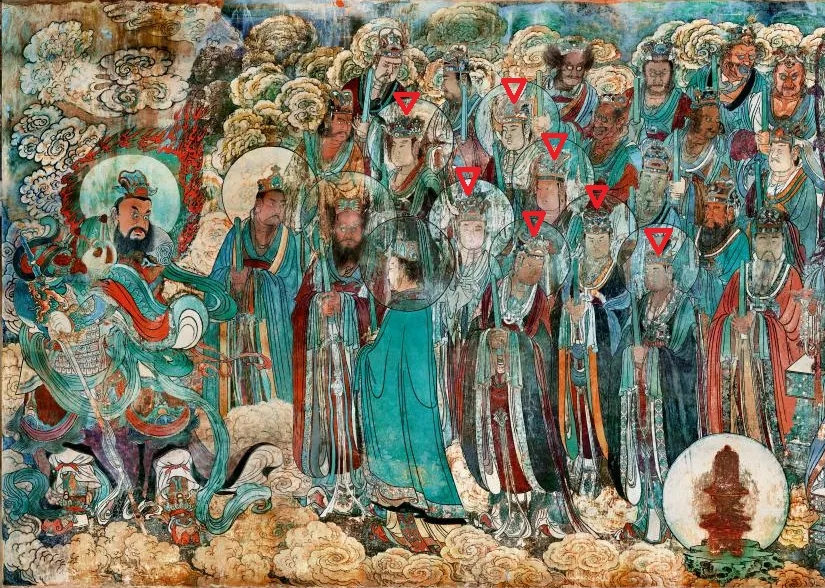 【高清图解】永乐宫《朝元图》壁画观赏指南 