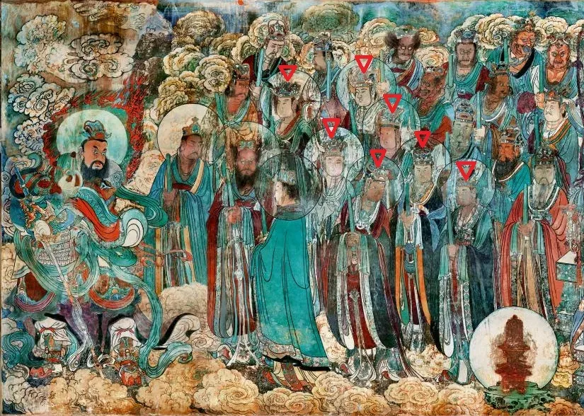 【高清图解】永乐宫《朝元图》壁画观赏指南 
