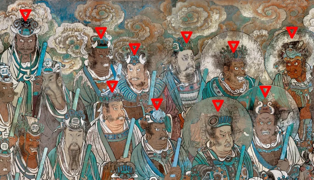 【高清图解】永乐宫《朝元图》壁画观赏指南 