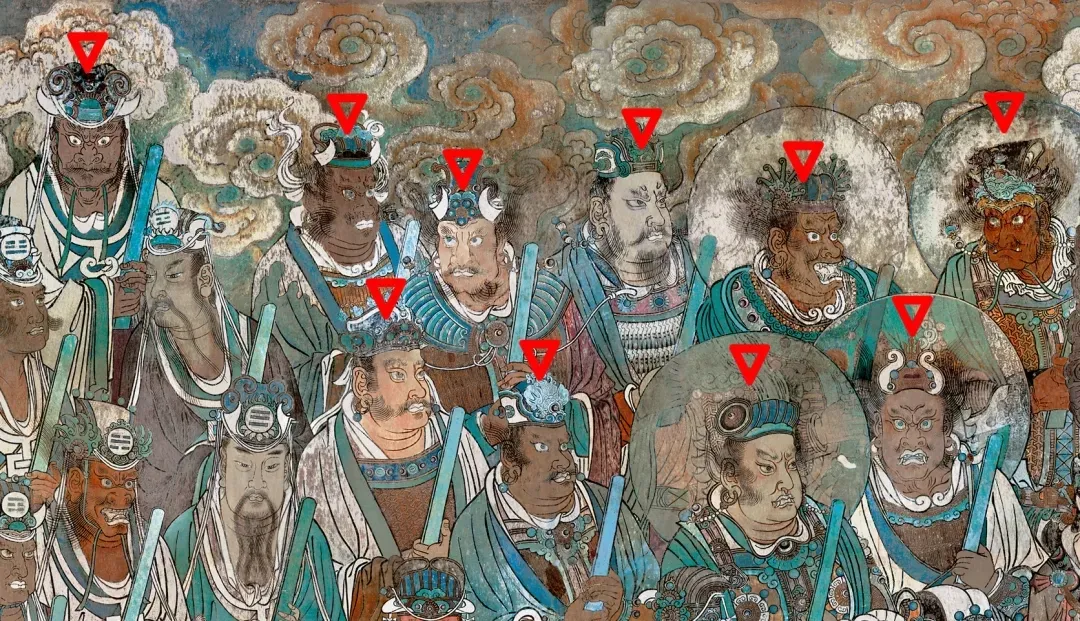 【高清图解】永乐宫《朝元图》壁画观赏指南 