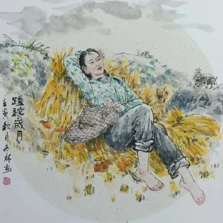 一组小画:回不去的童年