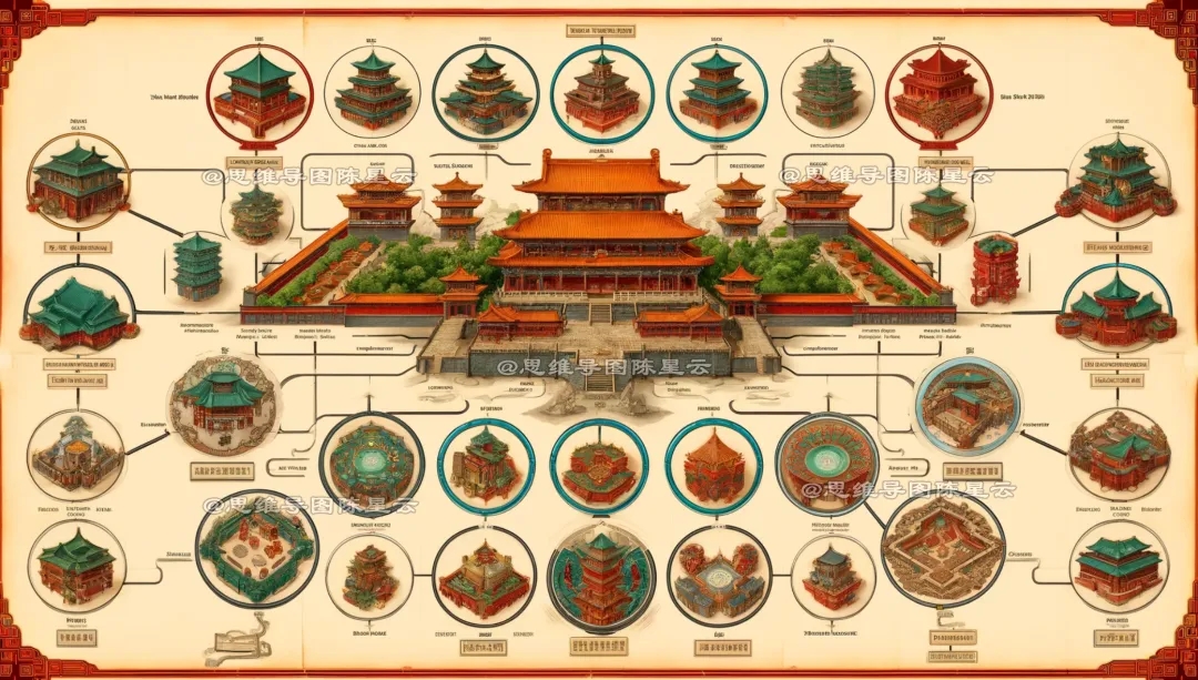 古今中央机关名称对照思维导图