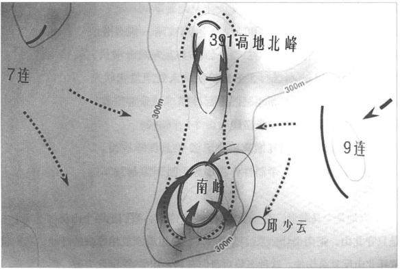 反击391高地战斗