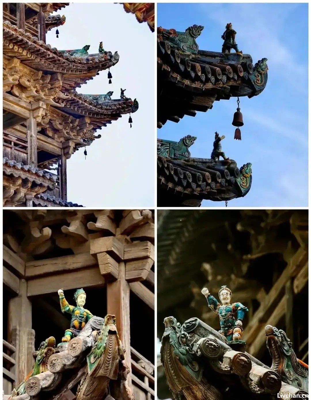 古建中生动有趣的檐角脊饰与檐下角神 古建中生动有趣的檐角脊饰与檐下角神