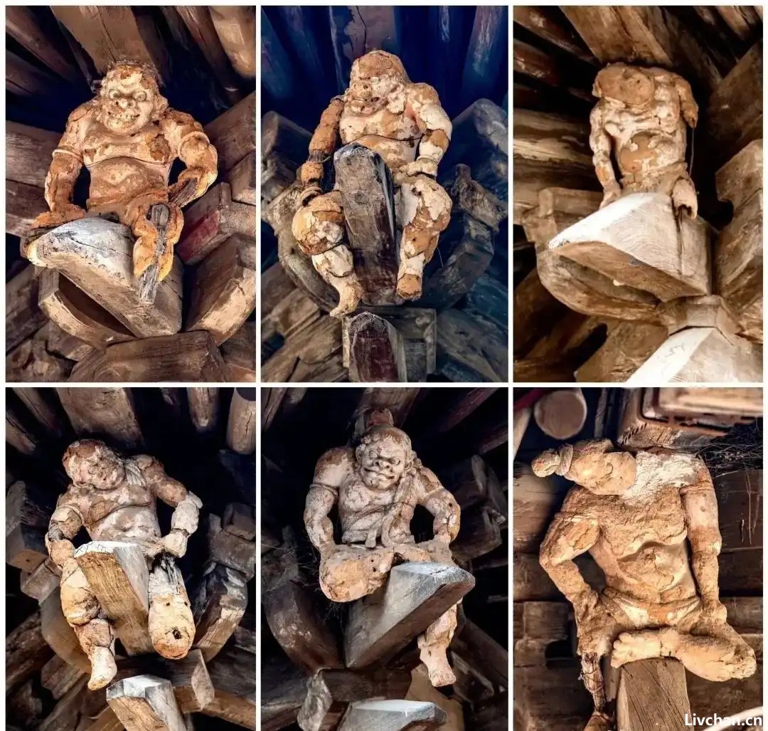 古建中生动有趣的檐角脊饰与檐下角神 古建中生动有趣的檐角脊饰与檐下角神