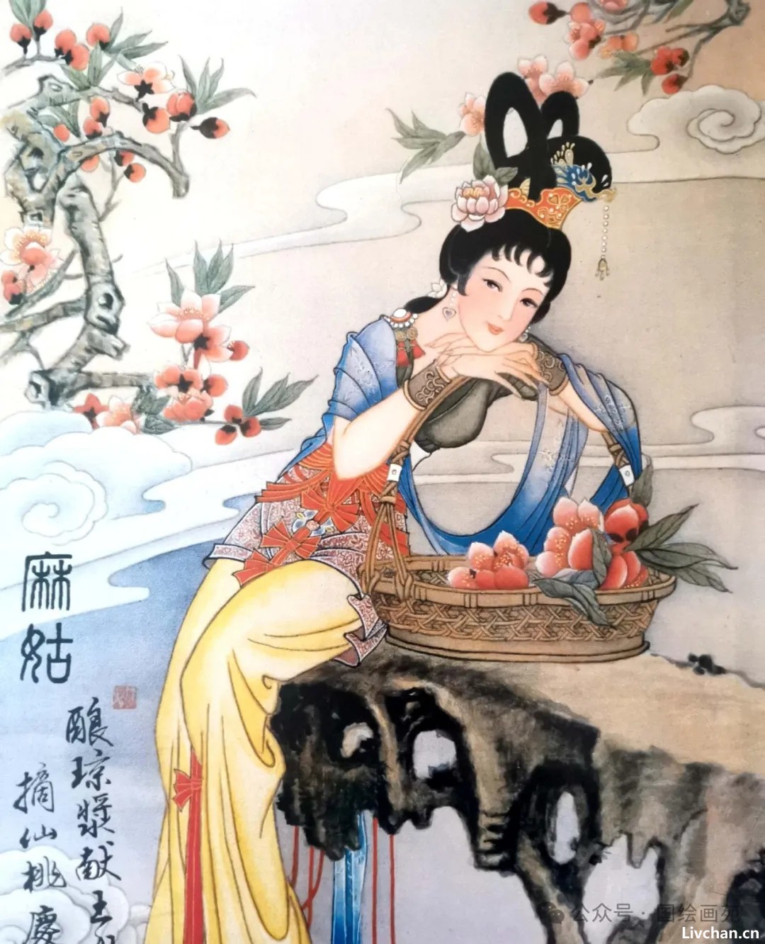 1986年挂历《四大美女+神话传说》，满满的回忆！