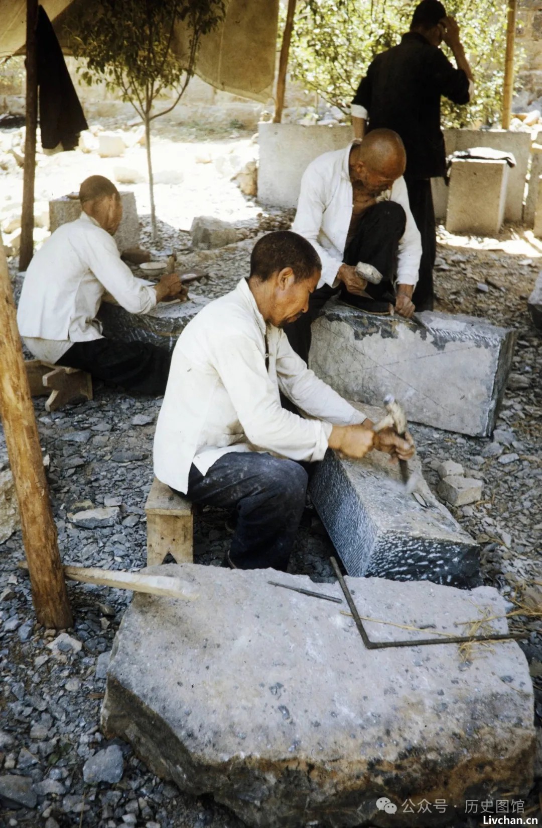 1973年河南林县，42张红旗渠老照片，修建过程震撼人心！