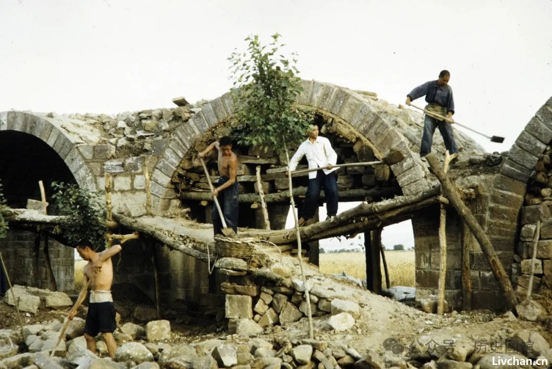 1973年河南林县，42张红旗渠老照片，修建过程震撼人心！