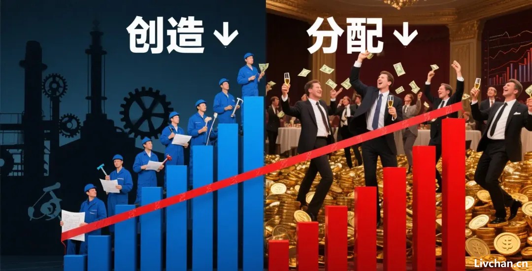 为什么强大组织总会走向衰落？根源藏在这组失衡数据里：创造的人在减少，分配的人在狂欢